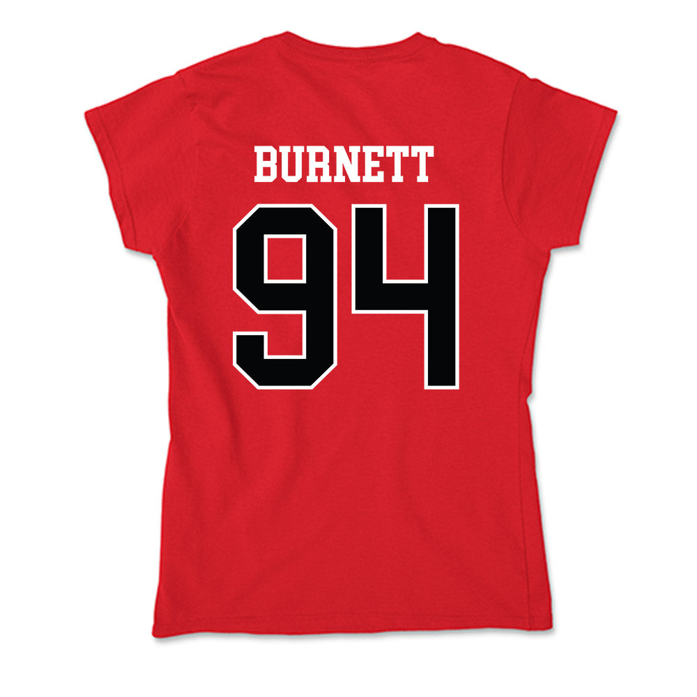 Rutgers - NCAA Football : Jdan Burnett - Soft Style Women’s T-Shirt-1