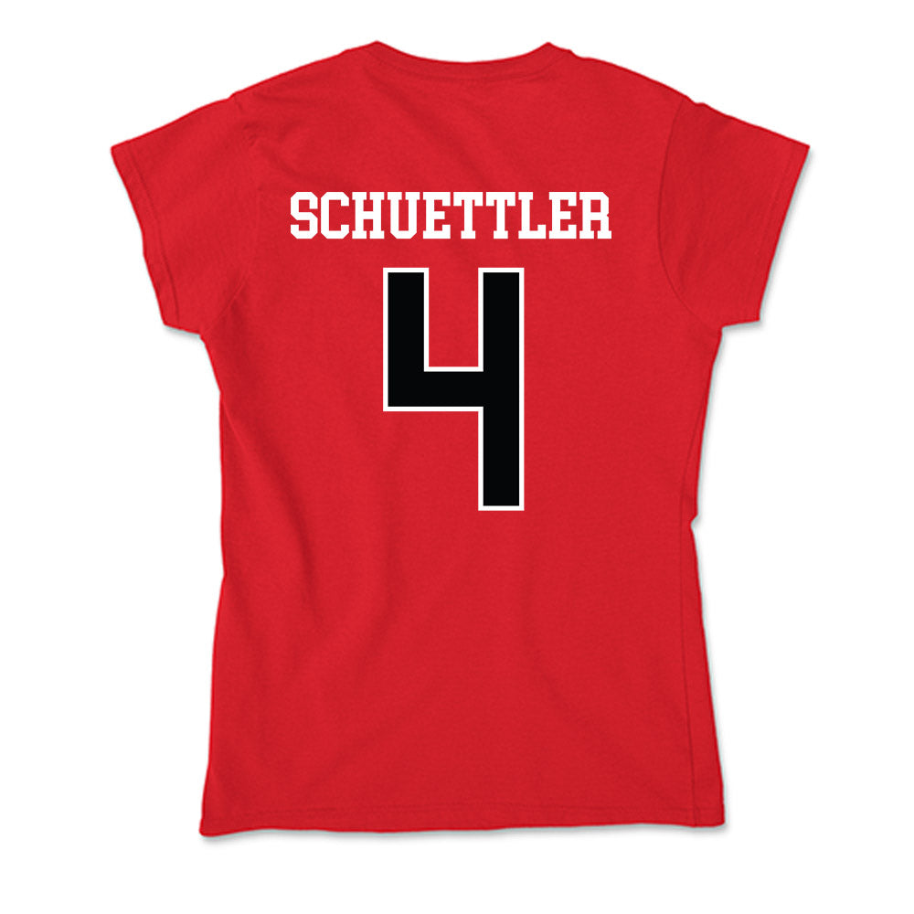Rutgers - NCAA Softball : Charleigh Schuettler - Soft Style Women’s T-Shirt-1