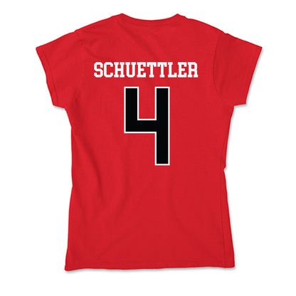 Rutgers - NCAA Softball : Charleigh Schuettler - Soft Style Women’s T-Shirt-1