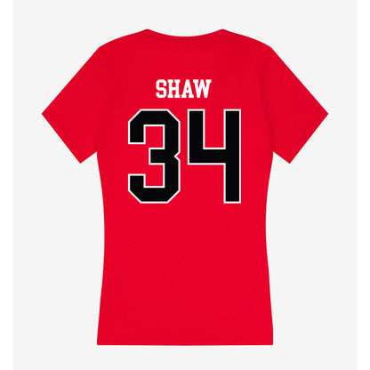 Rutgers - NCAA Football : Noah Shaw - Women's V-Neck T-Shirt-1