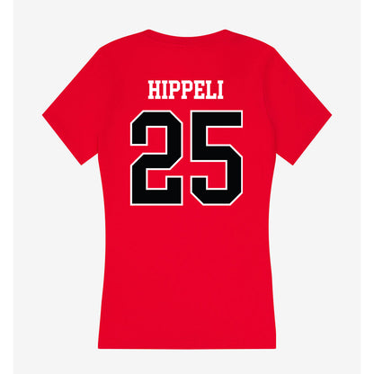 Rutgers - NCAA Women's Soccer : Morgan Hippeli - Women's V-Neck T-Shirt-1