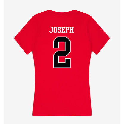 Rutgers - NCAA Women's Soccer : Julia Joseph - Women's V-Neck T-Shirt-1