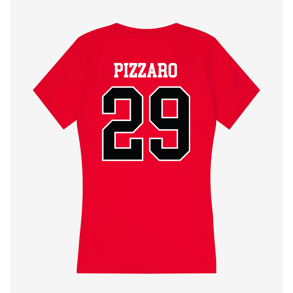 Rutgers - NCAA Football : Dane Pizzaro - Women's V-Neck T-Shirt-1