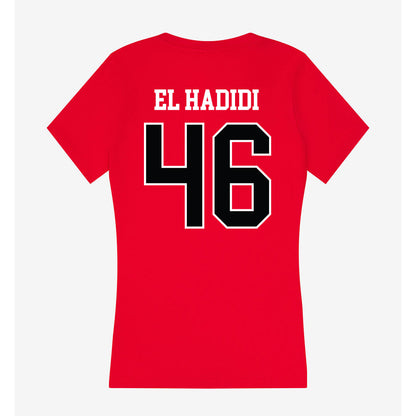 Rutgers - NCAA Football : Sammy El Hadidi - Women's V-Neck T-Shirt-1