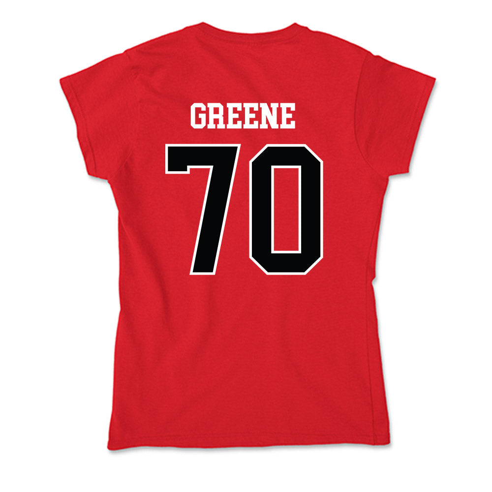 Rutgers - NCAA Football : Cameron Greene - Soft Style Women’s T-Shirt-1