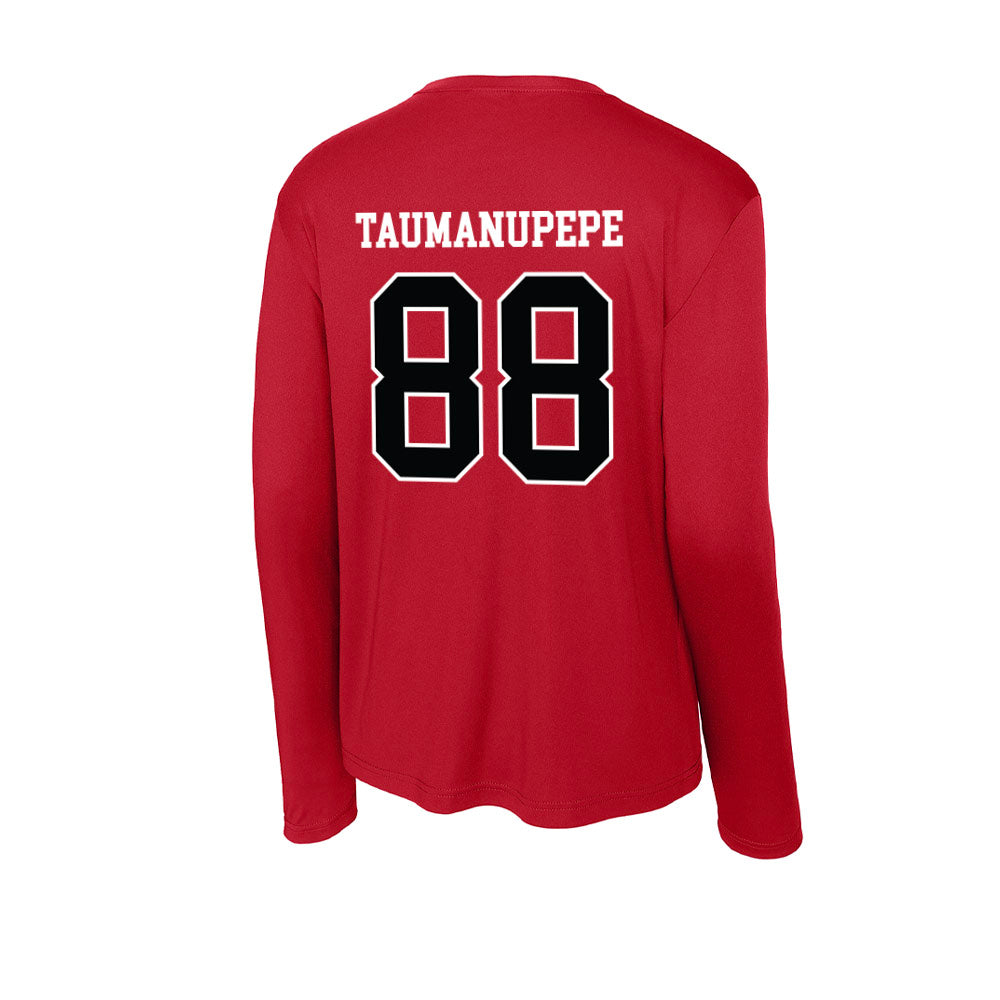 Rutgers - NCAA Baseball : Samu Taumanupepe - Activewear Long Sleeve T-Shirt-1