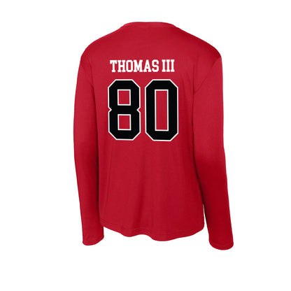 Rutgers - NCAA Football : Michael Thomas III - Activewear Long Sleeve T-Shirt-1