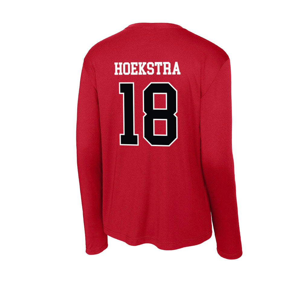 Rutgers - NCAA Softball : Siera Hoekstra - Activewear Long Sleeve T-Shirt-1