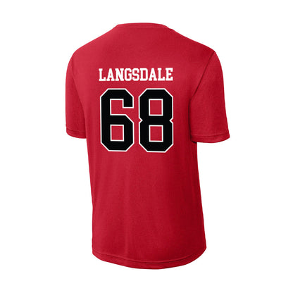 Rutgers - NCAA Football : Ryder Langsdale - Activewear T-Shirt-1