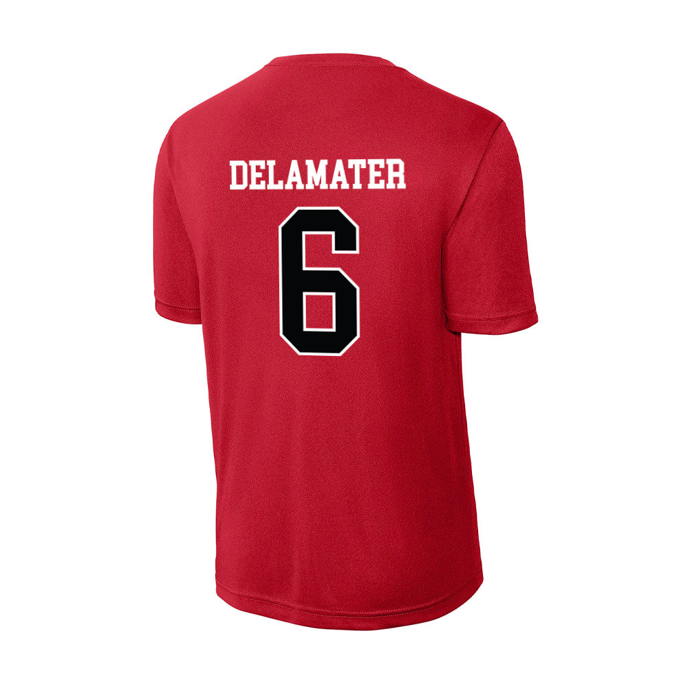 Rutgers - NCAA Women's Volleyball : Jenna DeLaMater - Activewear T-Shirt-1