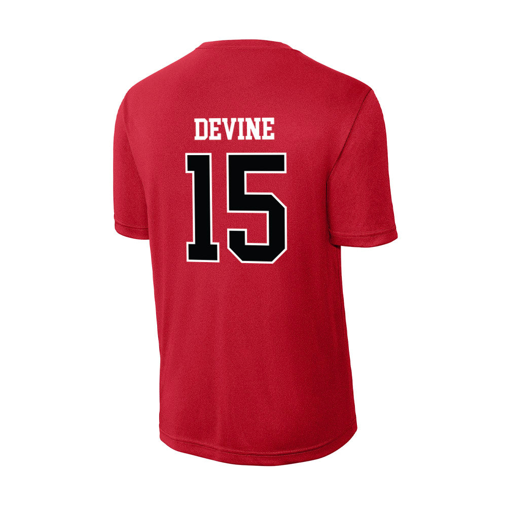 Rutgers - NCAA Women's Lacrosse : Erin Devine - Activewear T-Shirt-1