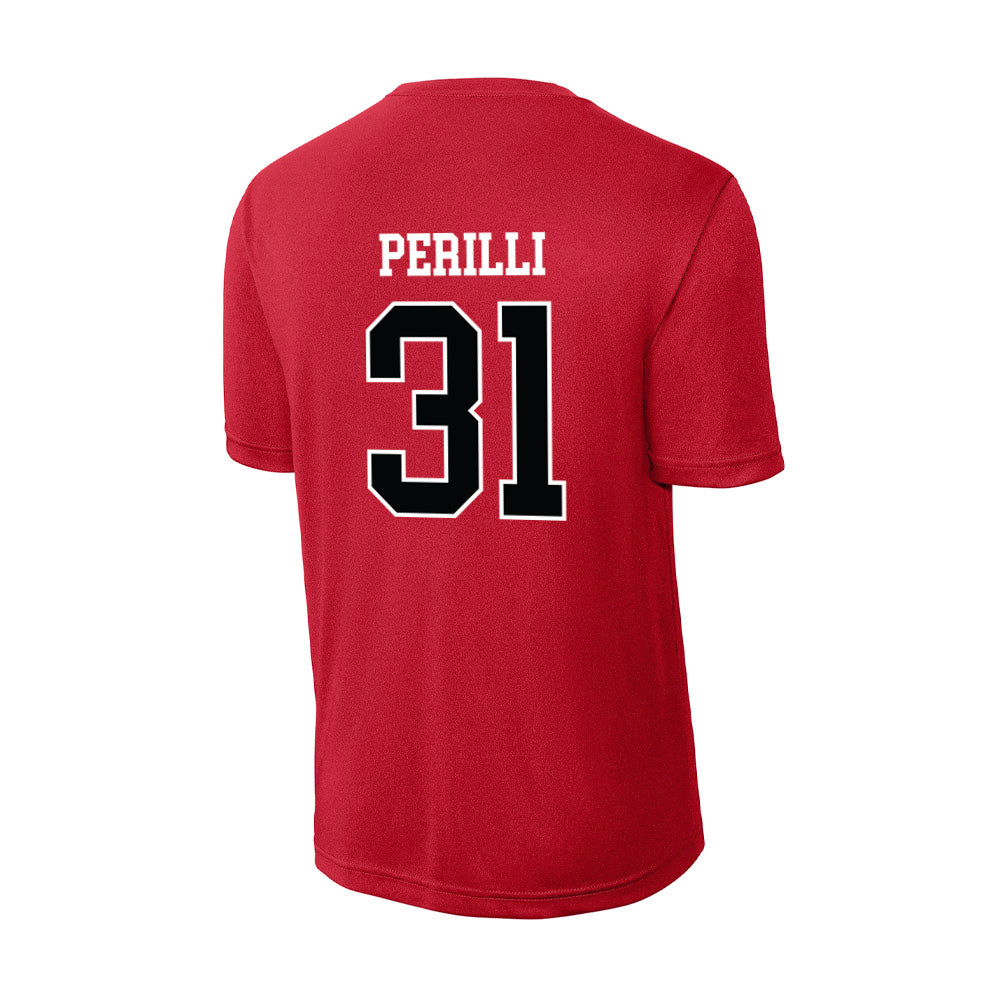 Rutgers - NCAA Baseball : Quinten Perilli - Activewear T-Shirt-1