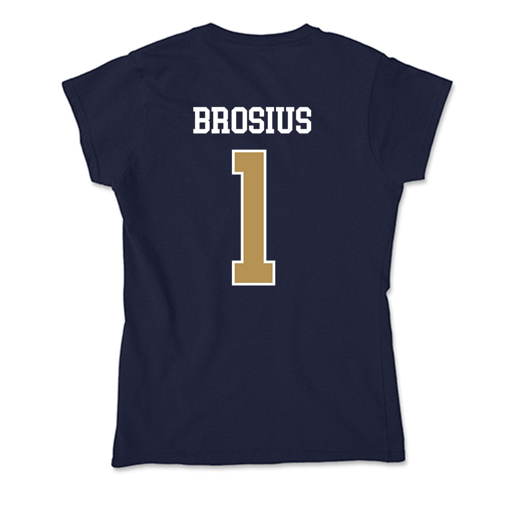 Georgia Tech - NCAA Baseball : Parker Brosius - Soft Style Women’s T-Shirt-1