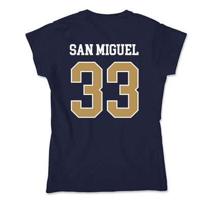 Georgia Tech - NCAA Men's Basketball : Marcos San Miguel - Soft Style Women’s T-Shirt-1