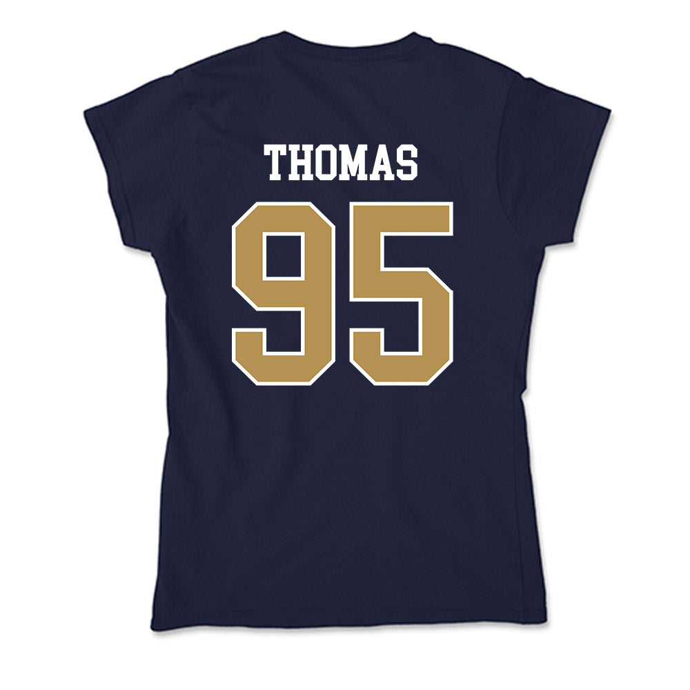 Georgia Tech - NCAA Football : Tawfiq Thomas - Soft Style Women’s T-Shirt-1