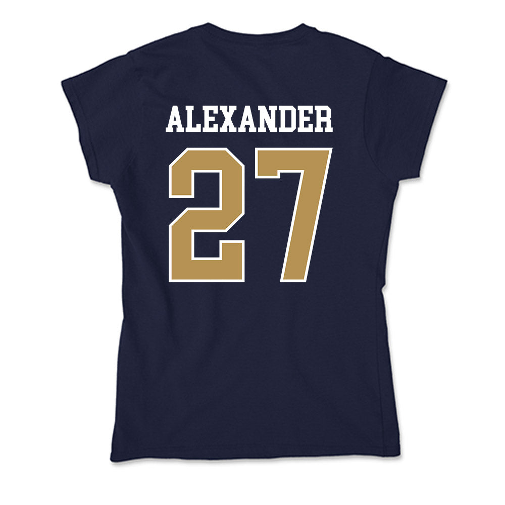 Georgia Tech - NCAA Football : Chad Alexander - Soft Style Women’s T-Shirt-1