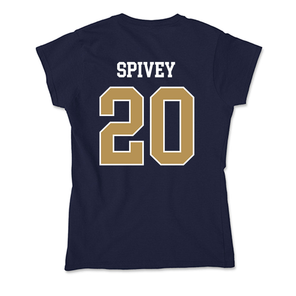Georgia Tech - NCAA Baseball : Caden Spivey - Soft Style Women’s T-Shirt-1