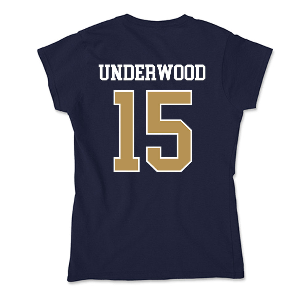 Georgia Tech - NCAA Baseball : Cooper Underwood - Soft Style Women’s T-Shirt-1