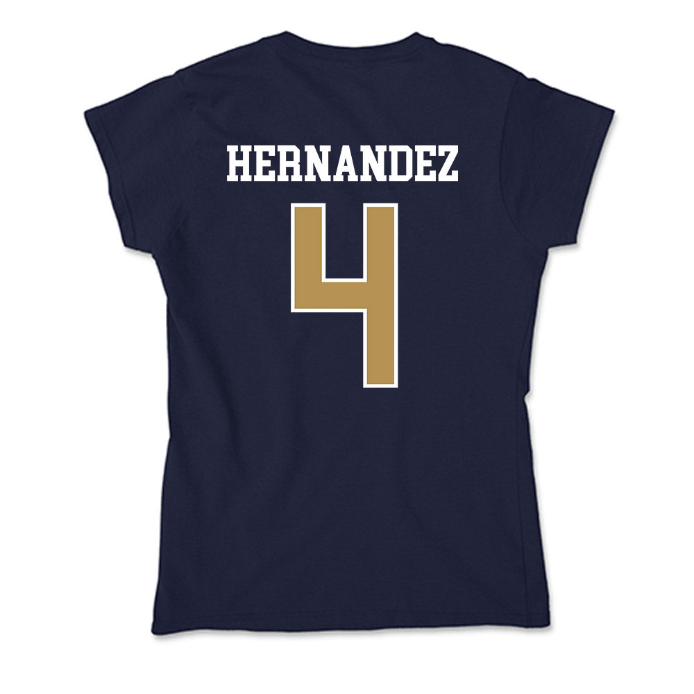 Georgia Tech - NCAA Baseball : Alex Hernandez - Soft Style Women’s T-Shirt-1