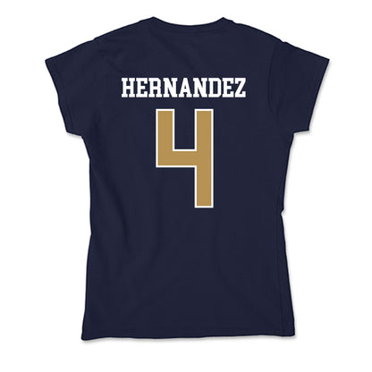 Georgia Tech - NCAA Baseball : Alex Hernandez - Soft Style Women’s T-Shirt-1