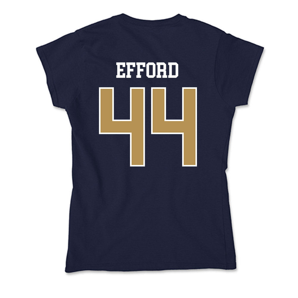 Georgia Tech - NCAA Football : Kyle Efford - Soft Style Women’s T-Shirt-1