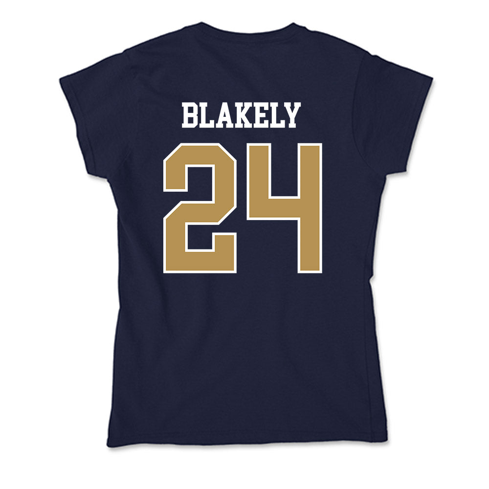 Georgia Tech - NCAA Baseball : Jackson Blakely - Soft Style Women’s T-Shirt-1
