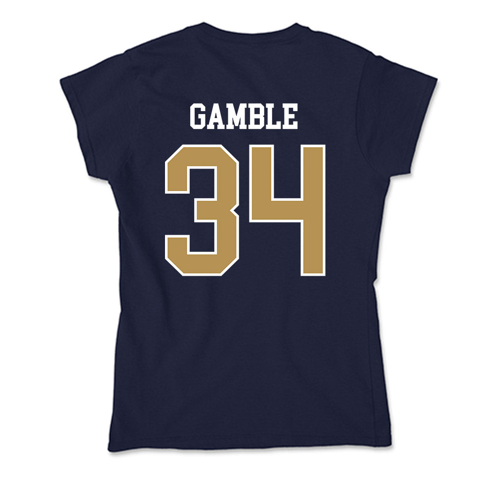 Georgia Tech - NCAA Football : CJ Gamble - Soft Style Women’s T-Shirt-1