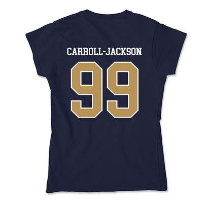 Georgia Tech - NCAA Football : Vincent Carroll-Jackson - Soft Style Women’s T-Shirt-1