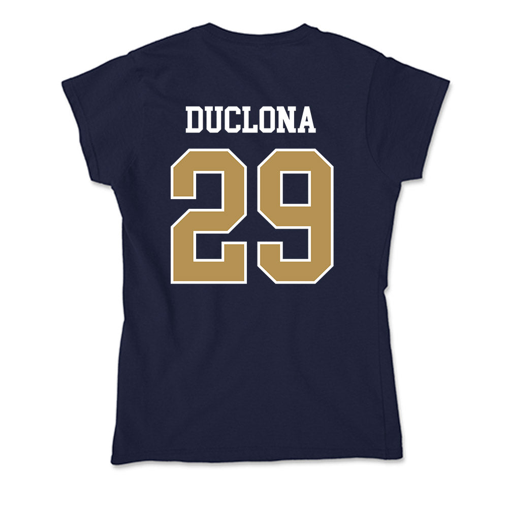 Georgia Tech - NCAA Football : Jonas Duclona - Soft Style Women’s T-Shirt-1