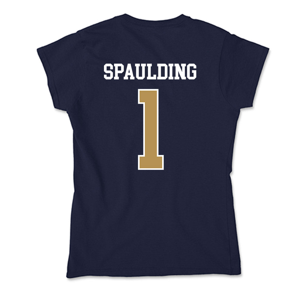Georgia Tech - NCAA Football : Cayman Spaulding - Soft Style Women’s T-Shirt-1