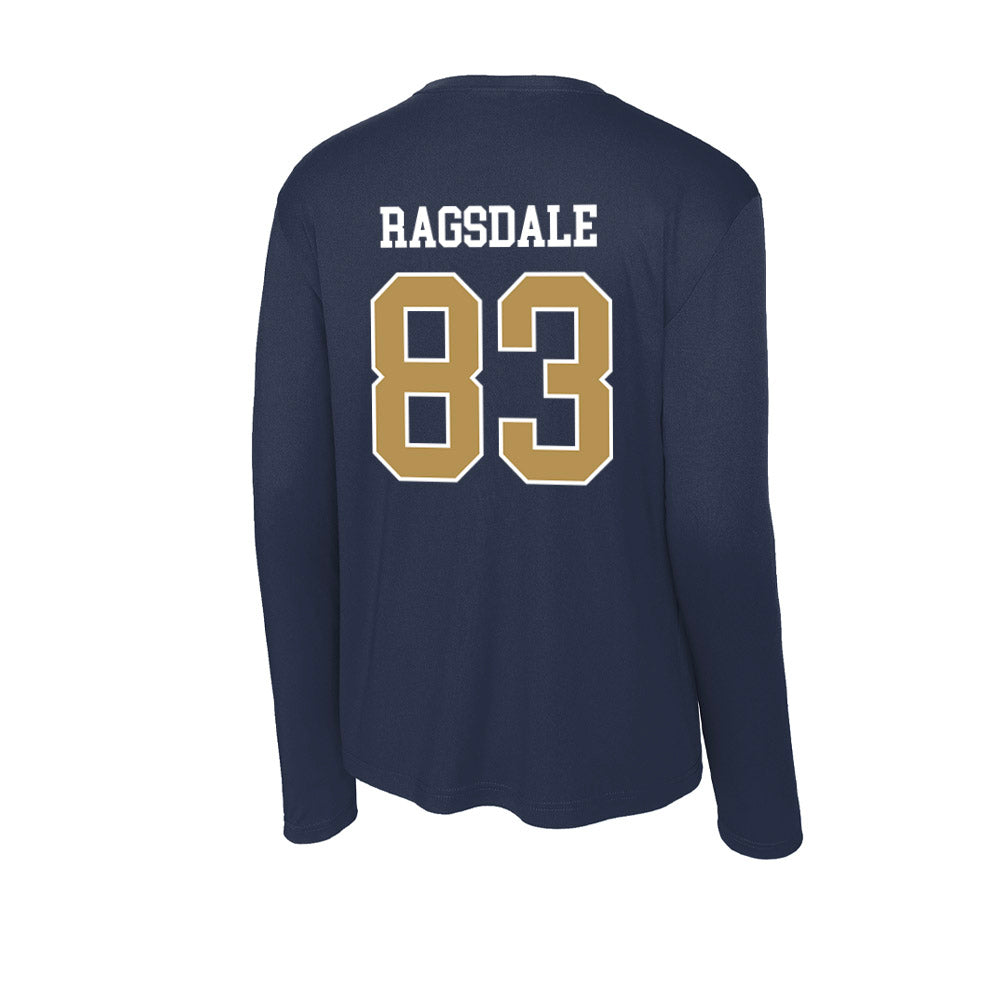 Georgia Tech - NCAA Football : Blake Ragsdale - Activewear Long Sleeve T-Shirt-2