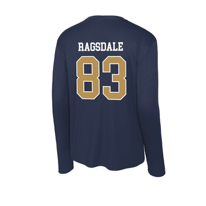 Georgia Tech - NCAA Football : Blake Ragsdale - Activewear Long Sleeve T-Shirt-2
