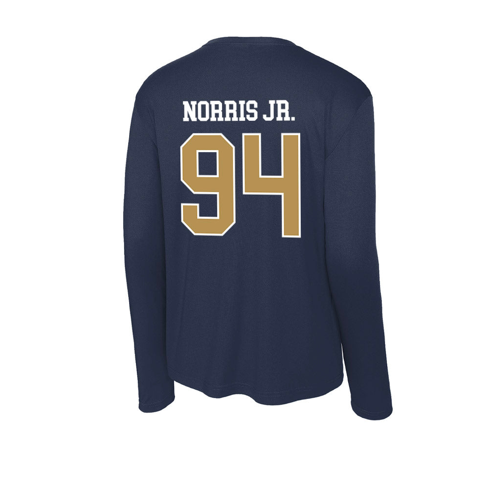 Georgia Tech - NCAA Football : Derry Norris Jr. - Activewear Long Sleeve T-Shirt-2