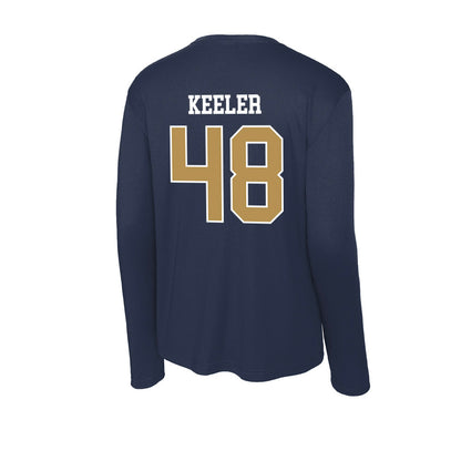 Georgia Tech - NCAA Football : Cal Keeler - Activewear Long Sleeve T-Shirt-2