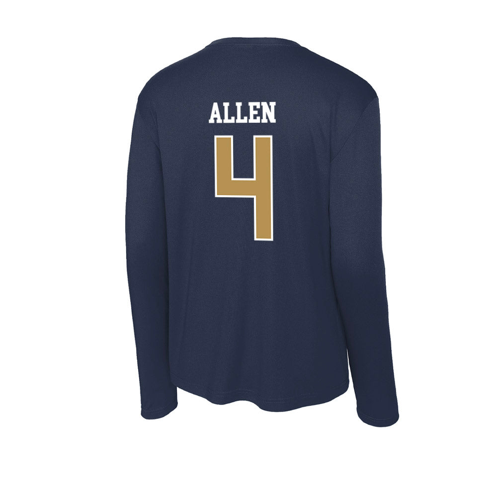 Georgia Tech - NCAA Football : Jordan Allen - Activewear Long Sleeve T-Shirt-2