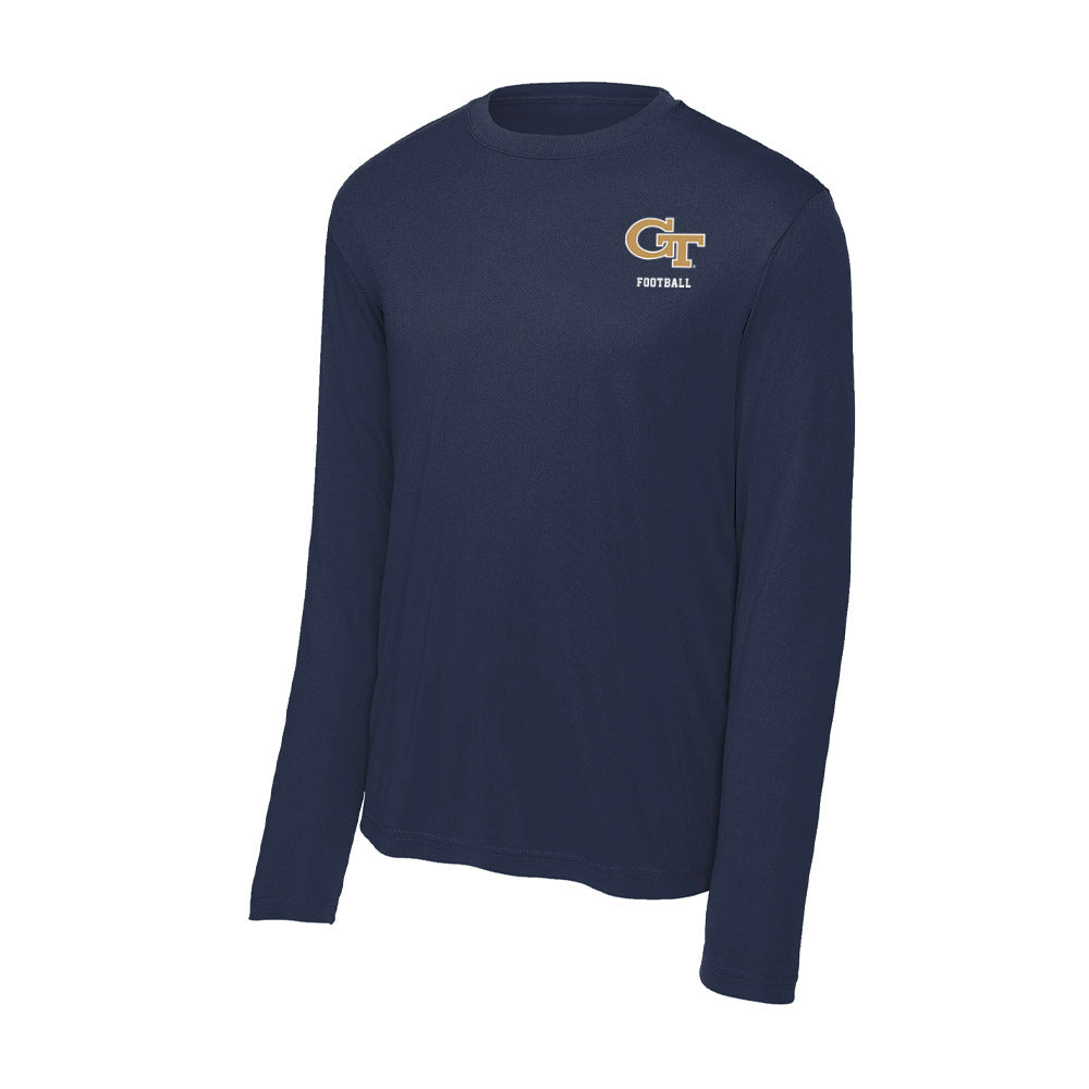 Georgia Tech - NCAA Football : Blake Ragsdale - Activewear Long Sleeve T-Shirt-0