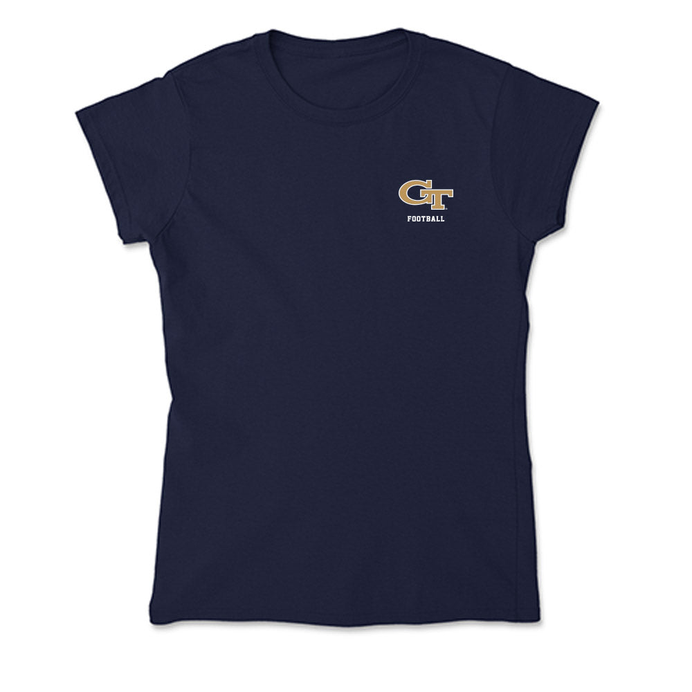 Georgia Tech - NCAA Football : Landon Shaffer - Soft Style Women’s T-Shirt-0