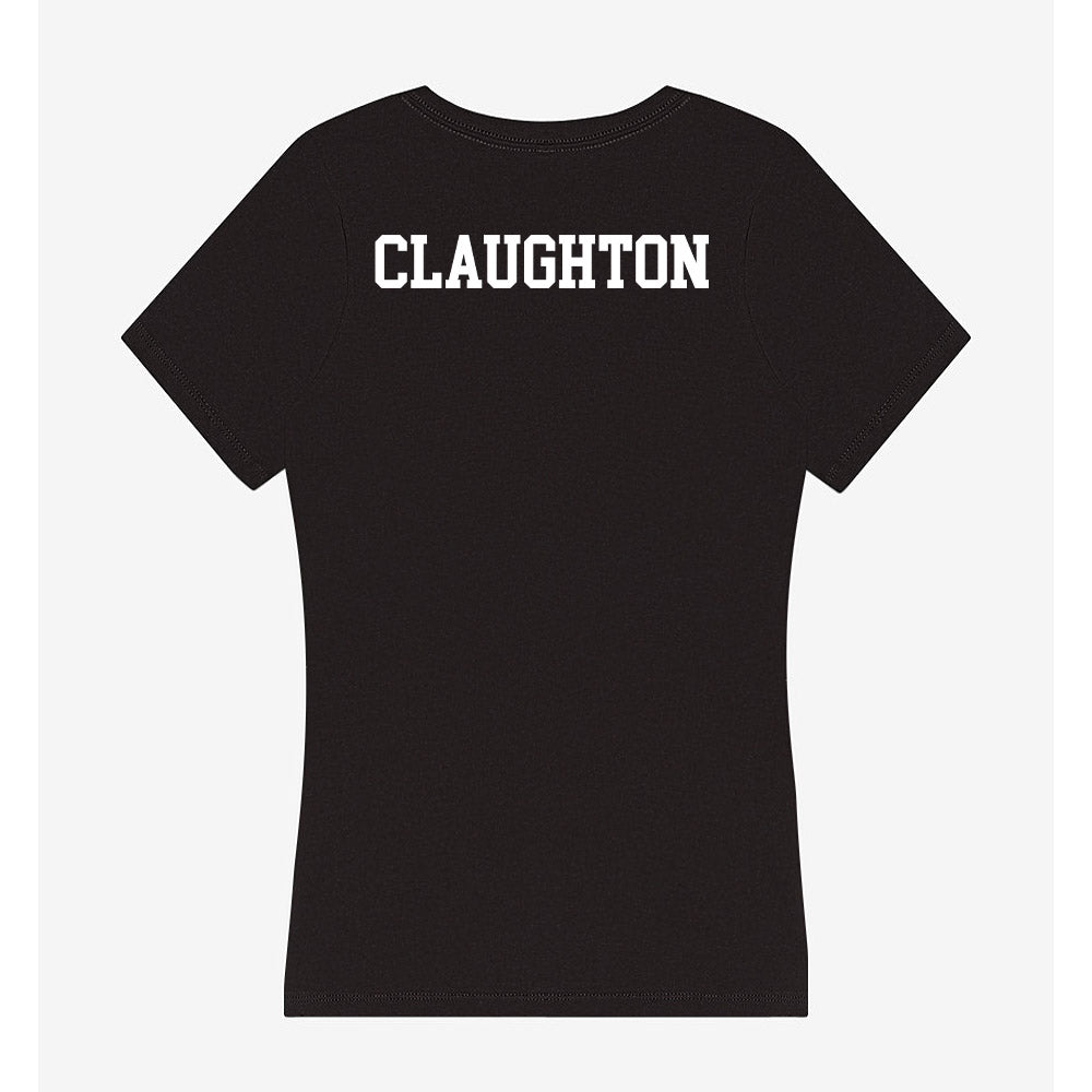 Oklahoma - NCAA Women's Rowing : Hannah Claughton - Women's V-Neck T-Shirt-1