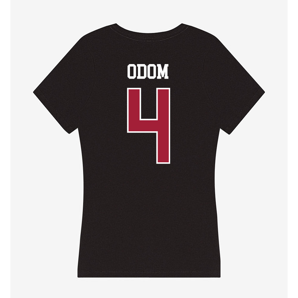 Oklahoma - NCAA Football : Daniel Odom - Women's V-Neck T-Shirt-1