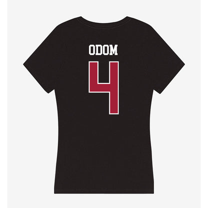 Oklahoma - NCAA Football : Daniel Odom - Women's V-Neck T-Shirt-1