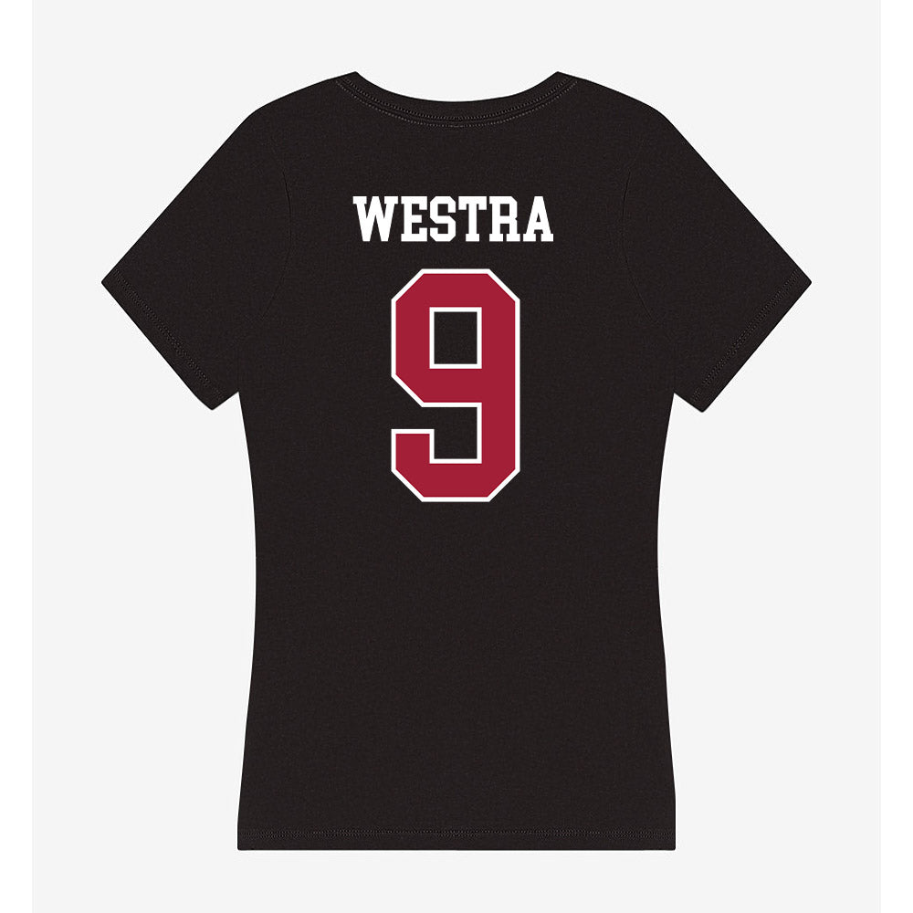 Oklahoma - NCAA Softball : Payton Westra - Women's V-Neck T-Shirt-1