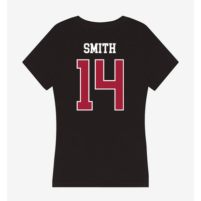Oklahoma - NCAA Women's Soccer : Kiki Smith - Women's V-Neck T-Shirt-1