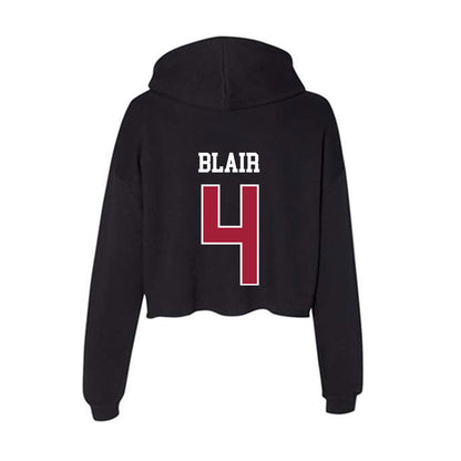 Oklahoma - NCAA Baseball : Alec Blair - Women's Crop Fleece Hoodie-1