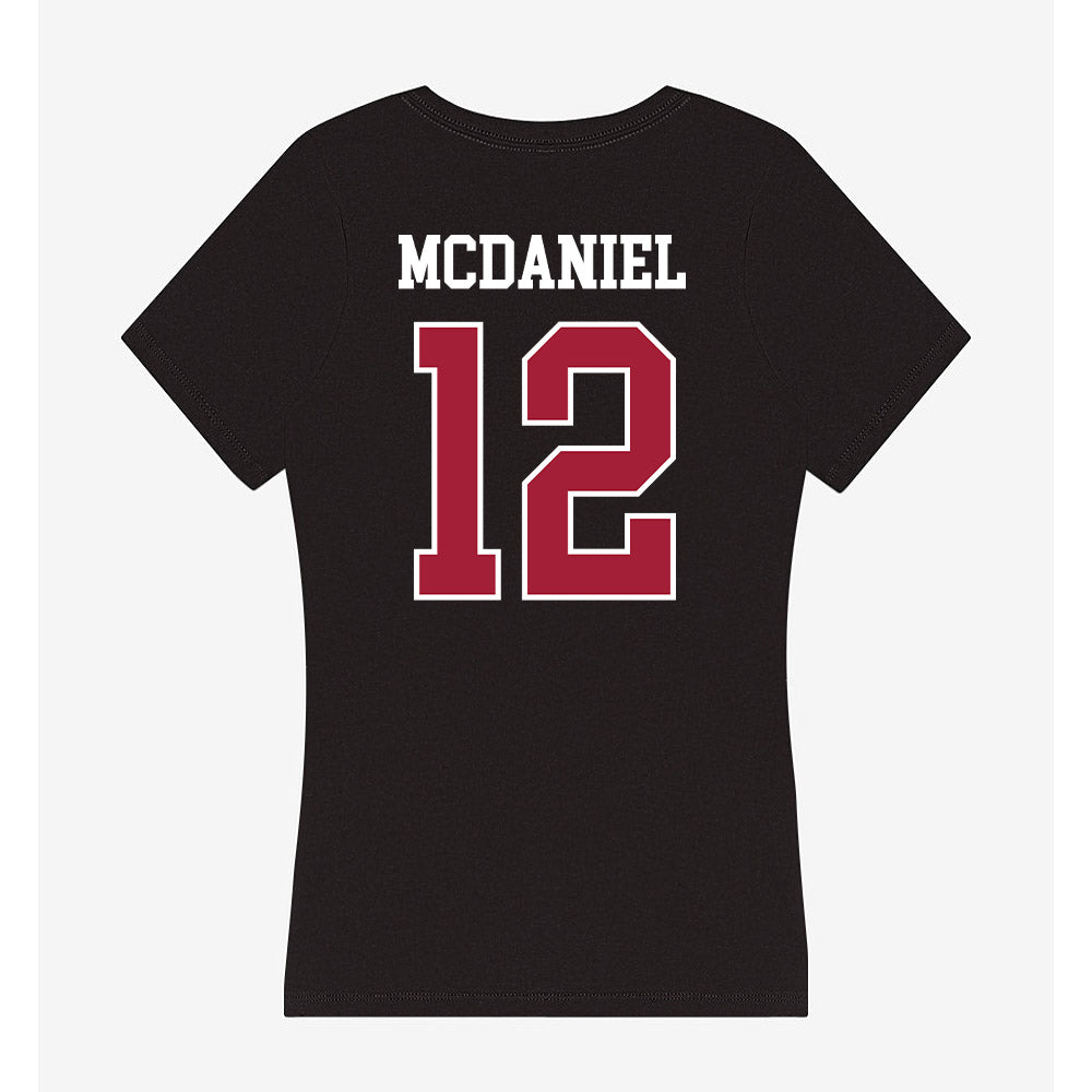 Oklahoma - NCAA Softball : Lexi McDaniel - Women's V-Neck T-Shirt-1