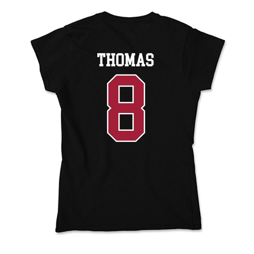 Oklahoma - NCAA Football : Bishop Thomas - Soft Style Women’s T-Shirt-1