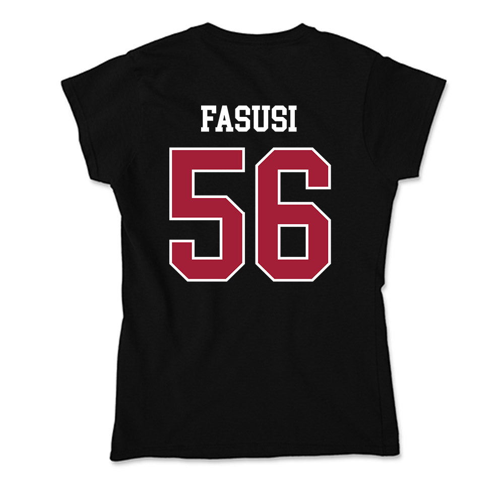 Oklahoma - NCAA Football : Michael Fasusi - Soft Style Women’s T-Shirt-1