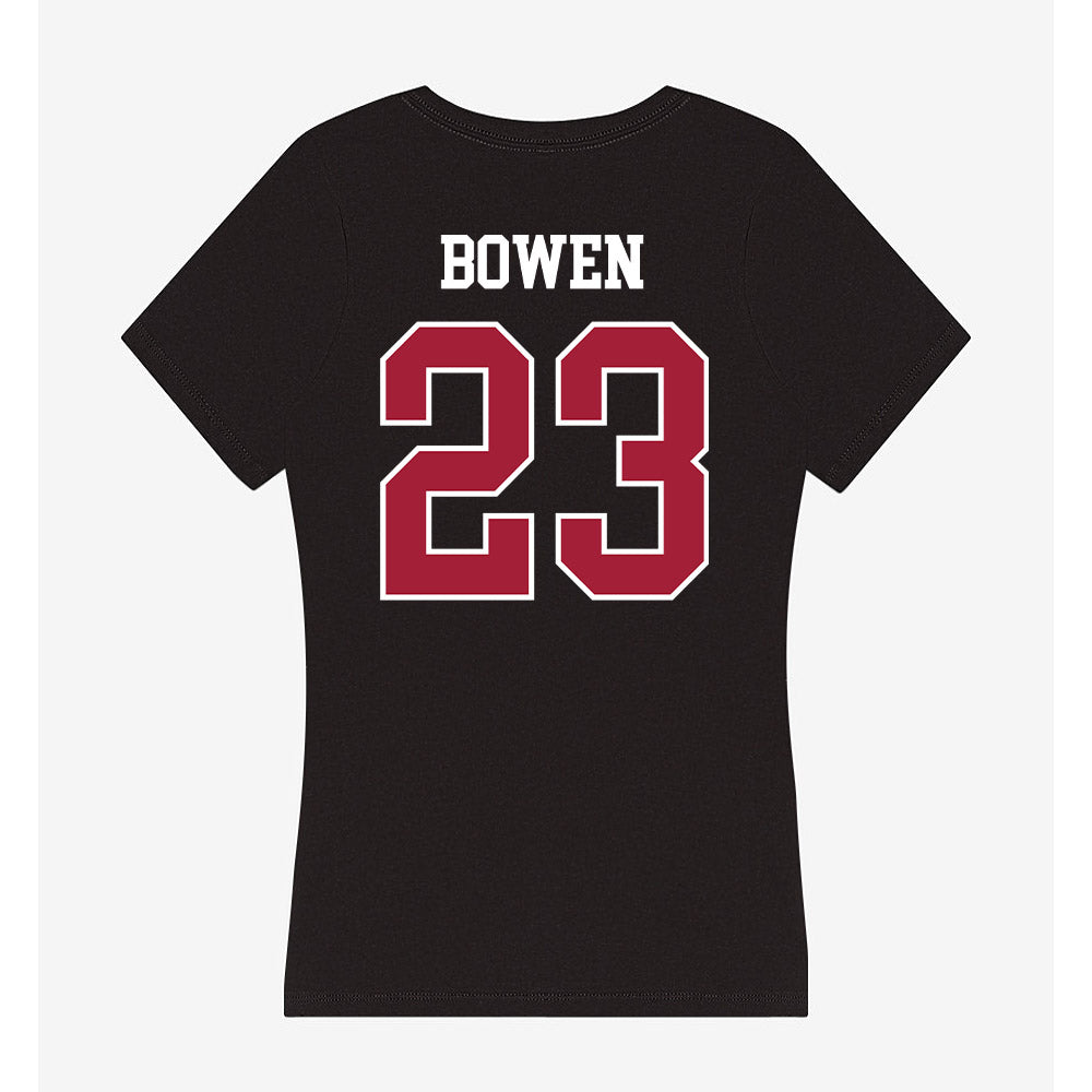 Oklahoma - NCAA Football : Eli Bowen - Women's V-Neck T-Shirt-1