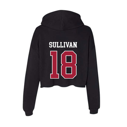 Oklahoma - NCAA Football : Cole Sullivan - Women's Crop Fleece Hoodie-1
