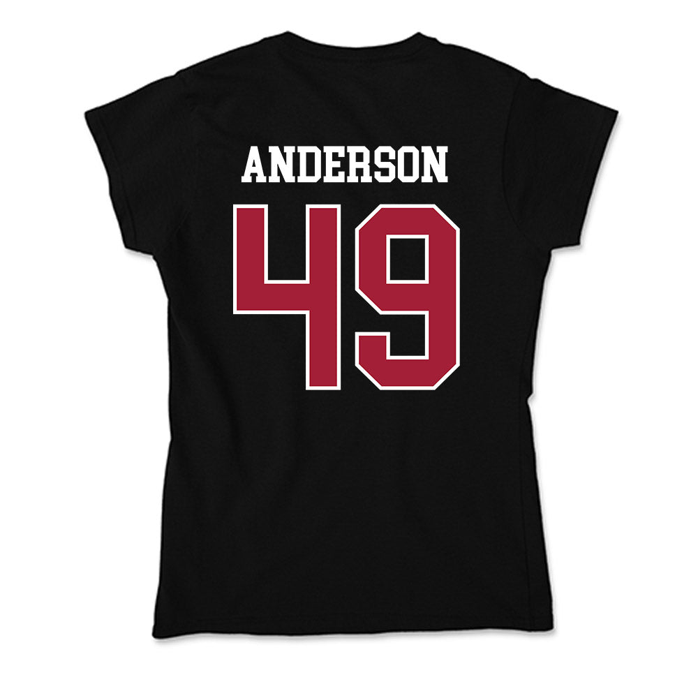 Oklahoma - NCAA Football : Ben Anderson - Soft Style Women’s T-Shirt-1