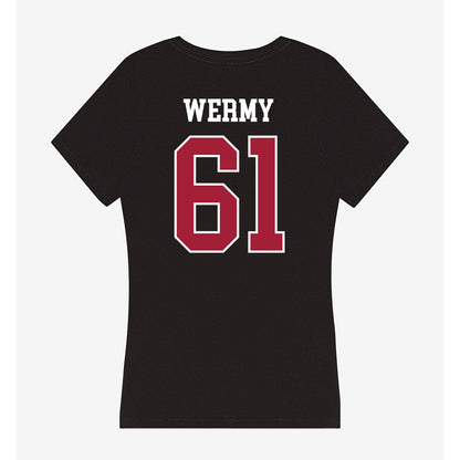 Oklahoma - NCAA Football : Kenneth Wermy - Women's V-Neck T-Shirt-1